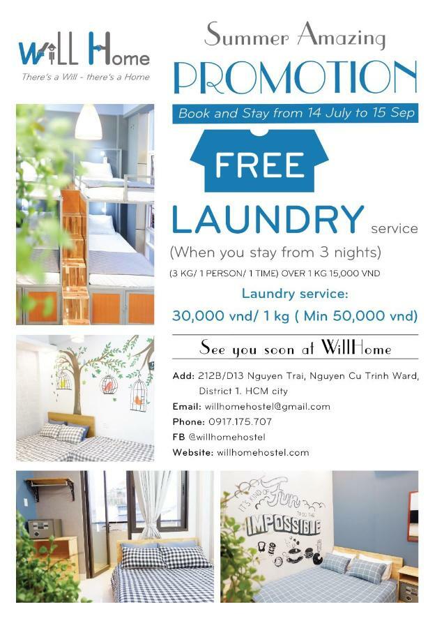 Willhome Hostel ホーチミン市 エクステリア 写真